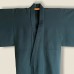 KIMONO HOMME ÉTÉ, SOIE BLEU-VERT 007-184
